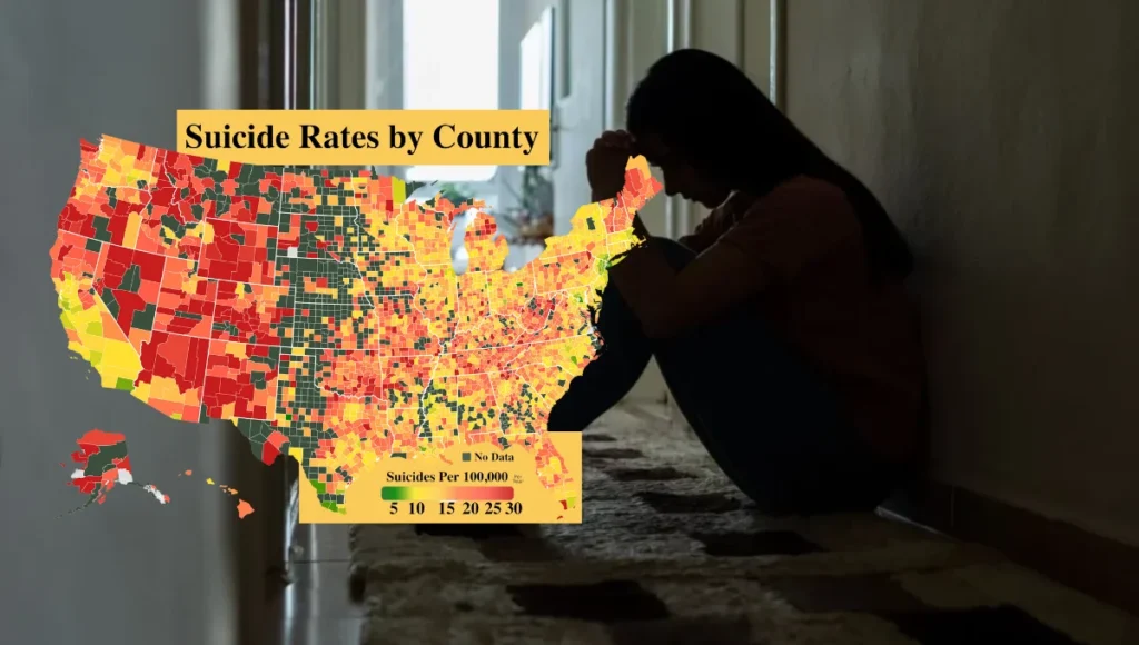 US suicide rates