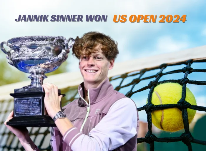 Jannik Sinner won the US Open